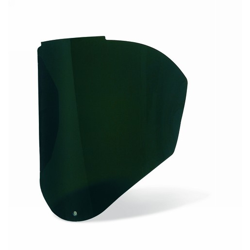 Honeywell Uvex Bionic 9 12" X 14 14" X .040" Green Shade 5 Uncoated Polycarbonate Faceshield