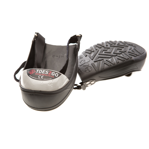 Impacto Protective Products BlackWhite Rubber Shoe Cap