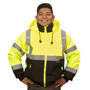 Reptyle Type R Class 3, 2-in-1 Bomber Jacket, Lime