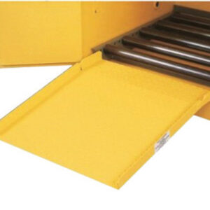 Justrite 28" X 24 12" Yellow Steel Drum Cabinet Ramp