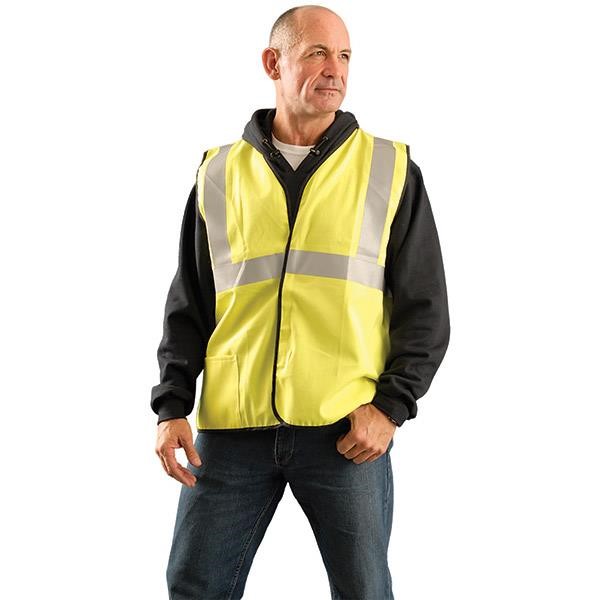 OCCUNOMIX CLASS 2 CLASSIC FR SOLID VEST, , YELLOW,