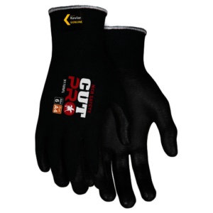 MCR SAFETY CUT PRO 13 GAUGE DUPONT KEVLAR CUT RESISTANT GLOVES WITH FOAM NITRILE COATED PALM