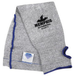 Memphis Glove Gray 18" 7 Gauge Dyneema Cut Resistant Sleeve With Thumb Hole