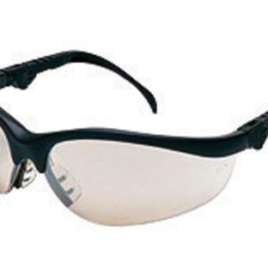 Crews Klondike Plus Safety Glasses With Black Nylon Frame And Clear IndoorOutdoor Mirror Polycarbonate Duramass AF4 Anti-Fog Anti-Scratch Lens