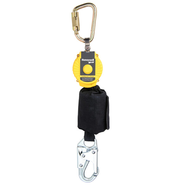 Honeywell Miller TurboLite Flash Personal Fall Limiter Standard Series w/ Steel Snap Hook & Carabiner, Single, 6'', 1/Each