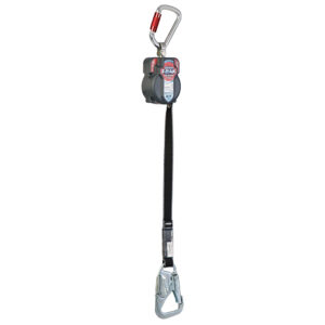 Honeywell Miller Turbo T-Bak Tie-Back Personal Fall Limiter, 12D-2 Aluminum Twist Lock Carabiner, 1/Each