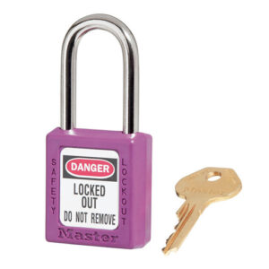 Purple Thermoplastic Zenex Padlock