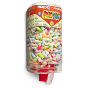 Moldex PlugStation SparkPlugs Curved Shape Foam Dispenser With Earplugs