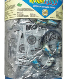Moldex PlugStation SparkPlugs Tapered Foam Polyurethane Metal Detectable Dispenser With Corded Earplugs