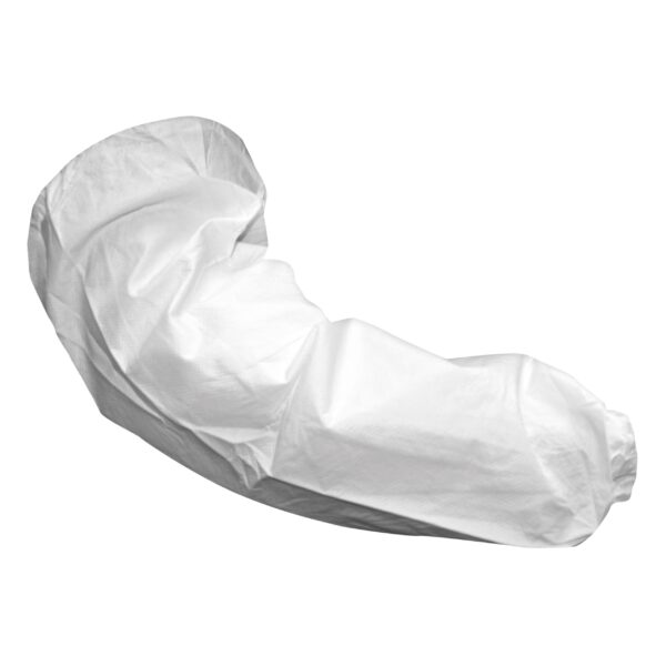 DEFENDER II WHITE MICROPOROUS SLEEVE, ELASTIC AT BOTH ENDS