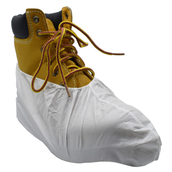 DEFENDER II WHITE MICROPOROUS SHOE COVER