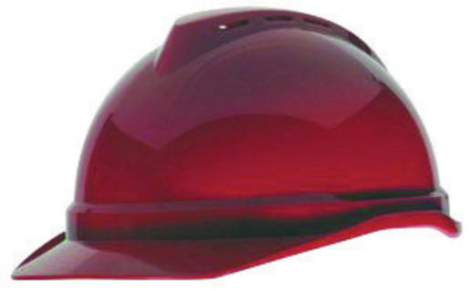 MSA Polyethylene Cap Style Hard Hat With 4 Point Ratchet Suspension