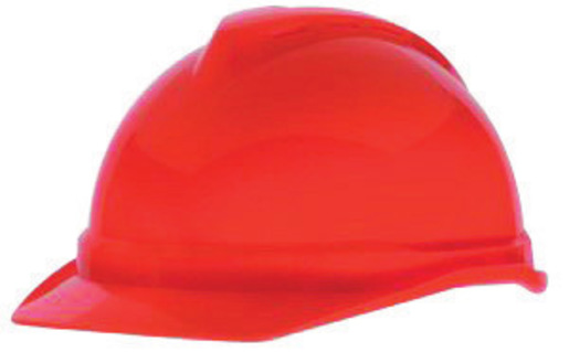 MSA Polyethylene Cap Style Hard Hat With 4 Point Ratchet Suspension
