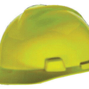 MSA Yellow Polyethylene Cap Style Hard Hat With 1-Touch Suspension