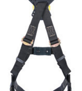 MSA X-Large Workman Arc Flash Cross Over Harness With Back Web Loop And Tongue Buckle Leg Straps