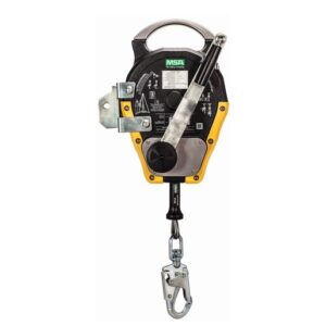 MSA Workman Rescue Device With 50' Stainless Steel Rope 400 lbs Weight Capacity