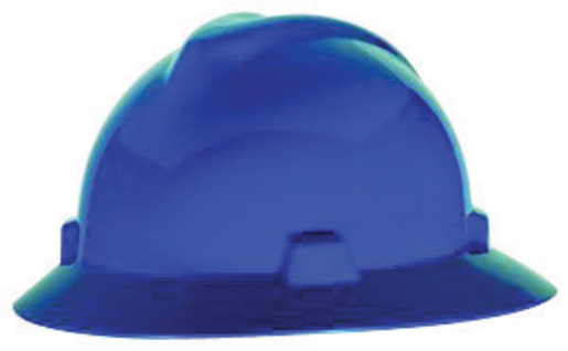 MSA Polycarbonate Cap Style Hard Hat With 4 Point Ratchet Suspension