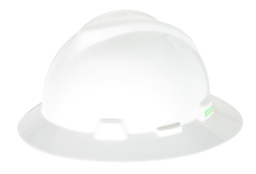 MSA Polycarbonate Cap Style Hard Hat With 4 Point Ratchet Suspension