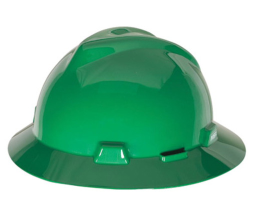 MSA Polycarbonate Cap Style Hard Hat With 4 Point Ratchet Suspension