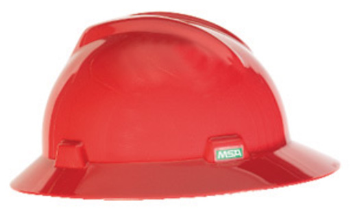 MSA Polycarbonate Cap Style Hard Hat With 4 Point Ratchet Suspension