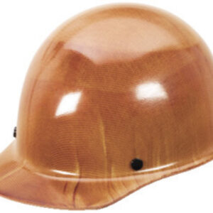 MSA Tan Skullgard Phenolic Cap Style Hard Hat With Ratchet4 Point Ratchet Suspension
