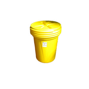 MeltBlown Technologies 21" X 28.5" Yellow Plastic Container Spill Kit