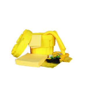 MeltBlown Technologies 21" X 18" Yellow Plastic Container Spill Kit