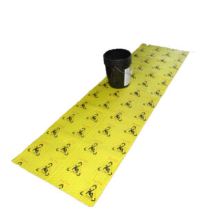 MeltBlown Technologies 30" X 150' Hi-Vis Yellow Polypropylene Caution Roll