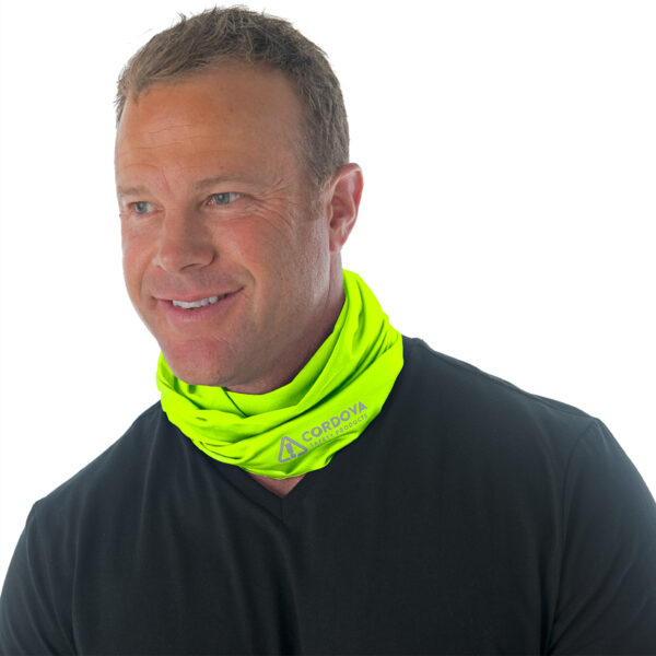 COLDSNAP MULTI-TUBE, LIME MOISTURE WICKING & COOLING STRETCH FABRIC, UPF 50+, ONE PER BAG, TEN PER MASTER BAG