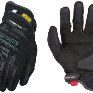 Mechanix Wear Size 12 Black And Gray M-Pact 2 Synthetic Leather And TrekDry Full Finger Anti-Vibration Gloves With Hook And Loop Cuff