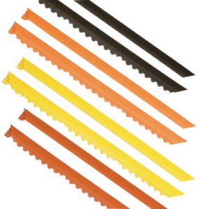 Superior Manufacturing 3' Black Nitrile Rubber Notrax Anti-Fatigue Floor Mat Ramp With Beveled Edge