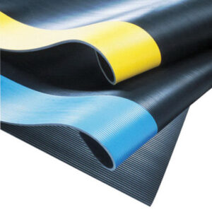 Superior Manufacturing 2' X 75' Black PVC Notrax Non-Conductive Switchboard Anti-Fatigue Floor Mat