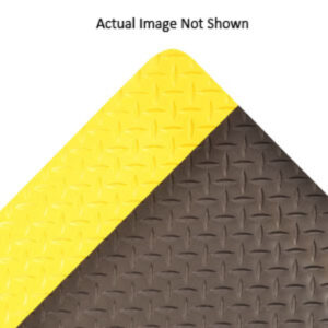 Superior Manufacturing 2' X 75' Black Vinyl Notrax Anti-Fatigue Floor Mat With PVC Foam Back
