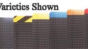 Superior Manufacturing 4' X 75' Black With Yellow Edge Vinyl Notrax Anti-Fatigue Floor Mat With PVC Foam Back