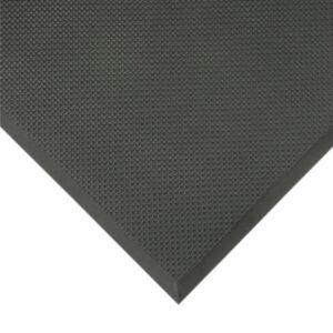 Superior Manufacturing 3' X 2' Black PVC Nitrile Foam Notrax Anti-Fatigue Floor Mat