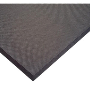 Superior Manufacturing 3' X 6' Black PVC Nitrile Foam Notrax Anti-Fatigue Floor Mat