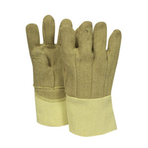 National Safety Apparel CARBON ARMOUR One Size Fits Most 14" Brown 77 Ounce PBIDuPont Kevlar Heat Resistant Gloves With Thermobest Cuff And Wool Lining And Straight Thumb