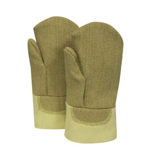 National Safety Apparel CARBON ARMOUR One Size Fits Most 14" Brown 99 Ounce PBIDuPont Kevlar Heat Resistant Gloves With Thermobest Cuff And Wool Lining And Wing Thumb