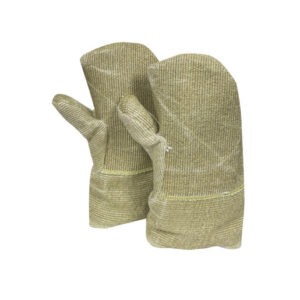National Safety Apparel CARBON ARMOUR One Size Fits Most 14" Yellow 55 Ounce Zetex Plus Heat Resistant Gloves With Zetex Plus Cuff And Wool Lining And Wing Thumb