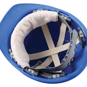 OccuNomix Beige Terry Toppers Cotton Terry Snap Hard Hat Sweatband
