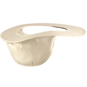 OccuNomix White PolyesterCotton Hard Hat Shade Neck Protector