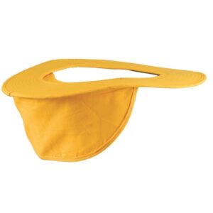 OccuNomix Yellow PolyesterCotton Hard Hat Shade Neck Protector