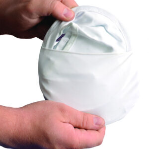 OccuNomix White CottonTwill Hard Hat Shade Neck Protector