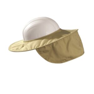 OccuNomix Khaki CottonTwill Hard Hat Shade Neck Protector