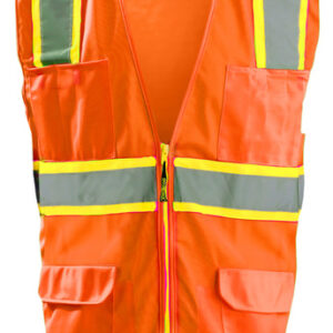 OCCUNOMIX HI-VIZ ORANGE POLYESTER VEST