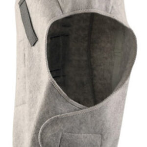 OccuNomix Charcoal Gray 100% Polyester Heavy Weight Fleece Hot Rods Single Layer Classic Mid-Length Winter Liner With Long Neck, Warming Pack Pockets And Without Insulated Ear Barrier