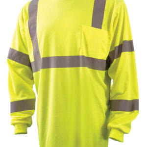 OccuNomix 3X Hi-Viz Yellow 3.8 Ounce Wicking Birdseye Polyester T-Shirt