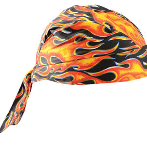 OccuNomix Big Flames Tuff Nougies Cotton Doo Rag Bandana