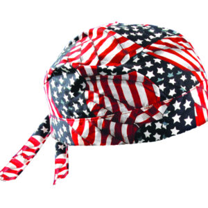OccuNomix Wavy Flag Tuff Nougies Cotton Doo Rag Bandana