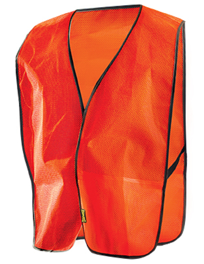 OccuNomix X-Large Hi-Viz Orange And Orange EconomyOccuLux Value Mesh Vest With Front Hook And Loop Closure